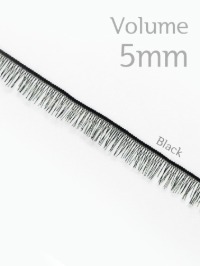 [속눈썹] 볼륨 5mm (블랙)-140mm